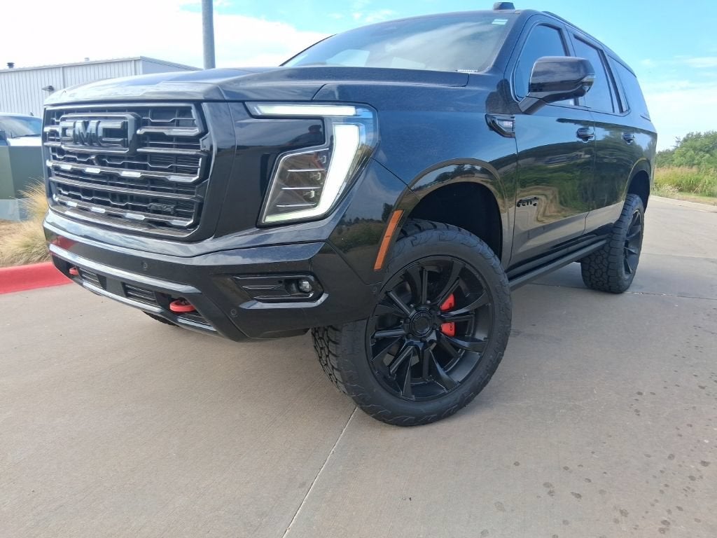 2026 GMC Yukon AT4 in Onyx Black — front three-quarter view