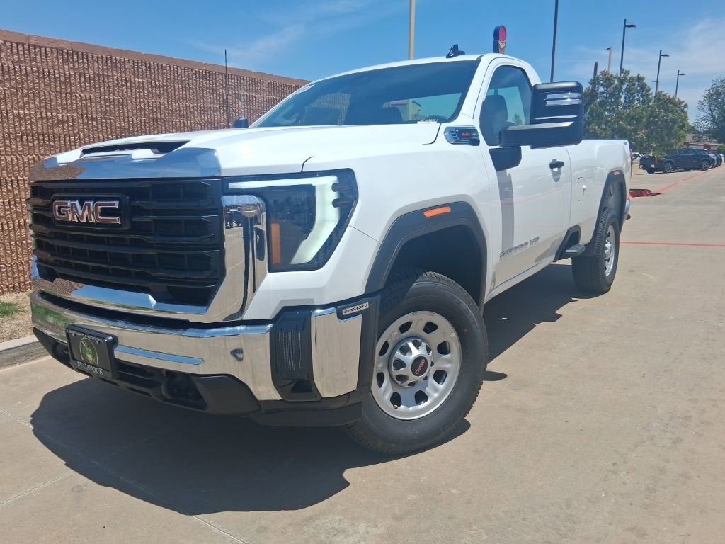 2026 GMC Sierra 2500 HD Pro in Summit White — front three-quarter view
