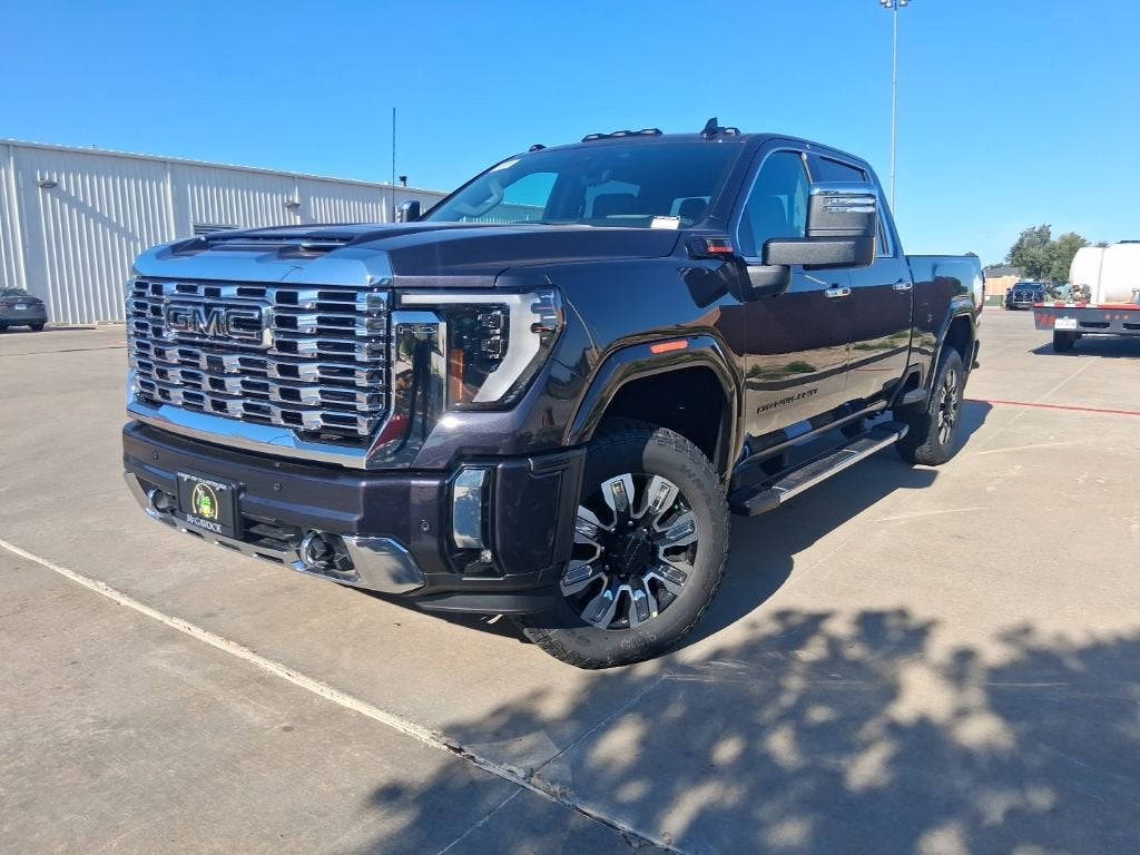 2026 GMC Sierra 2500 HD Denali in Titanium Rush Metallic — front three-quarter view