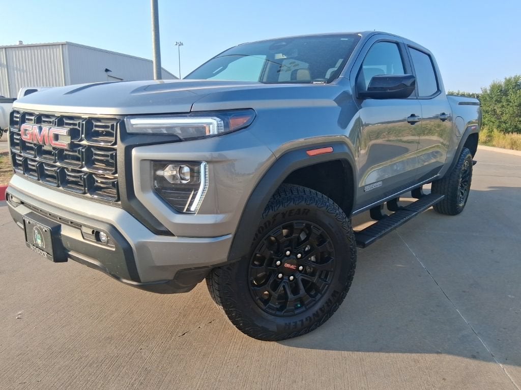 2026 GMC Canyon Elevation in Sterling Metallic — front three-quarter view