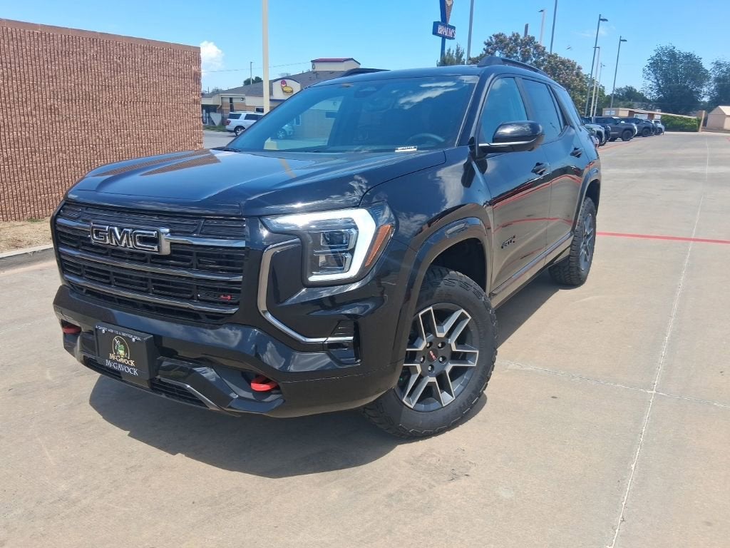 2026 GMC Terrain AT4 in Ebony Twilight Metallic — front three-quarter view